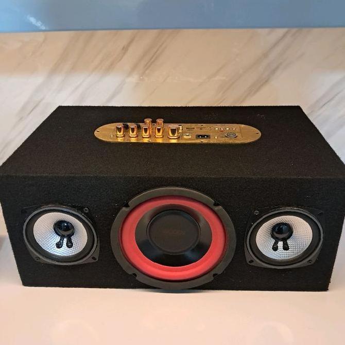 Paket Combo Subwoofer Aktif 6 Inch Legacy 696 Amplifier D900 Gold terlaris