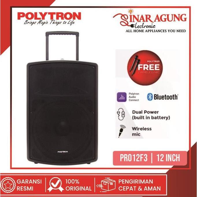 POLYTRON SPEAKER PORTABLE PROFESSIONAL ACTIVE 12" PAS PRO12F2 terlaris