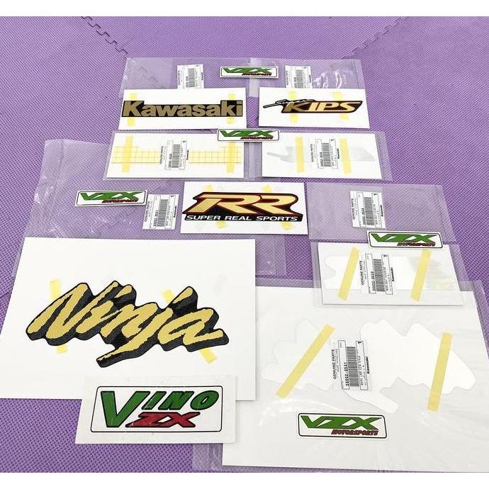 Stiker Striping Decal Ninja RR 150 OLD CBU Hitam Original Kawasaki