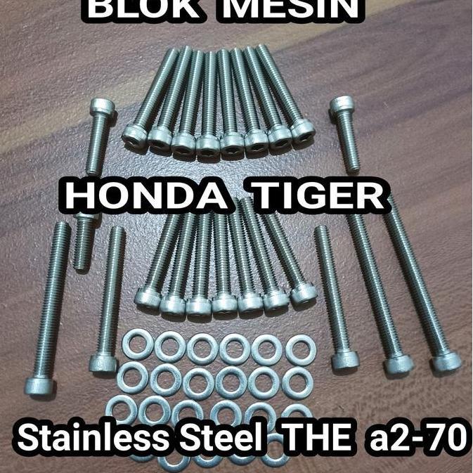 Yukbisa- Baut Blok Tiger Baut L Set Stainless