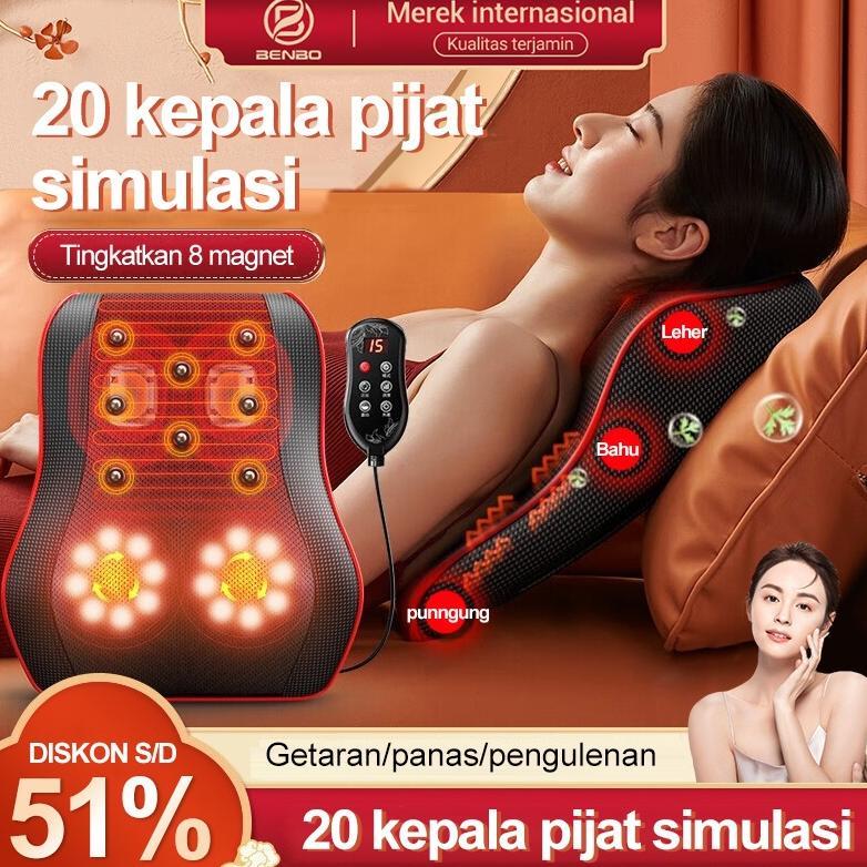 BENBO Bantal Pijat Multifungsi 4-in-1 - Alat Pijat Seluruh Tubuh