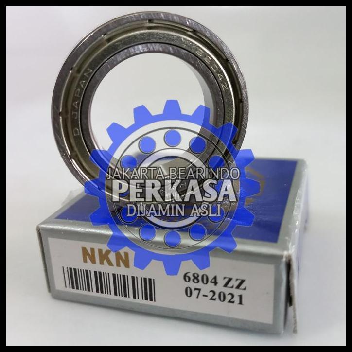 DISKON BEARING 6804 ZZ / 6804ZZ TUTUP BESI MERK NKN