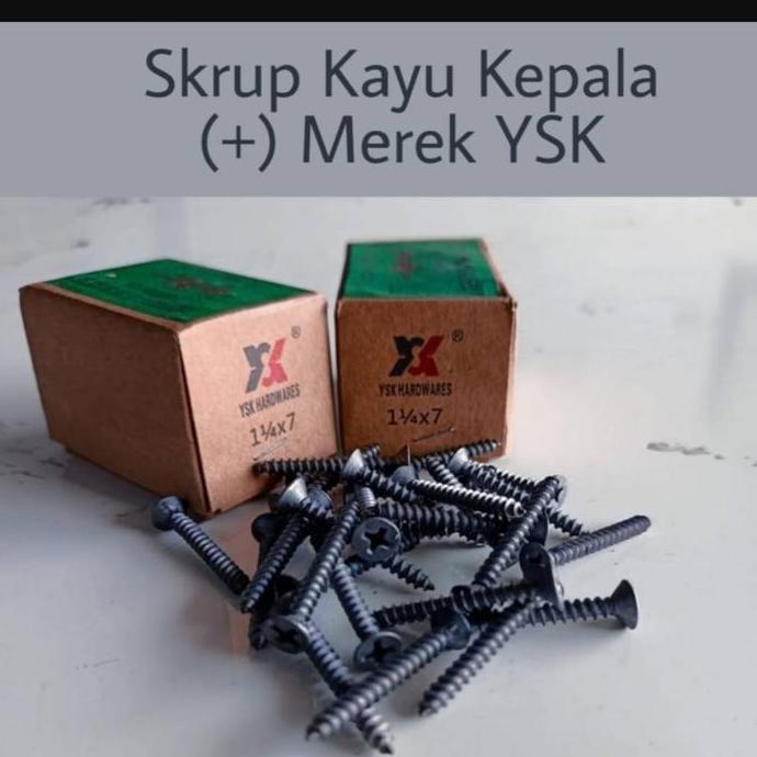 Yukbisa- Sekrup Kayu Isp / Wood Screw / Sekrup / Sekrup Kayu