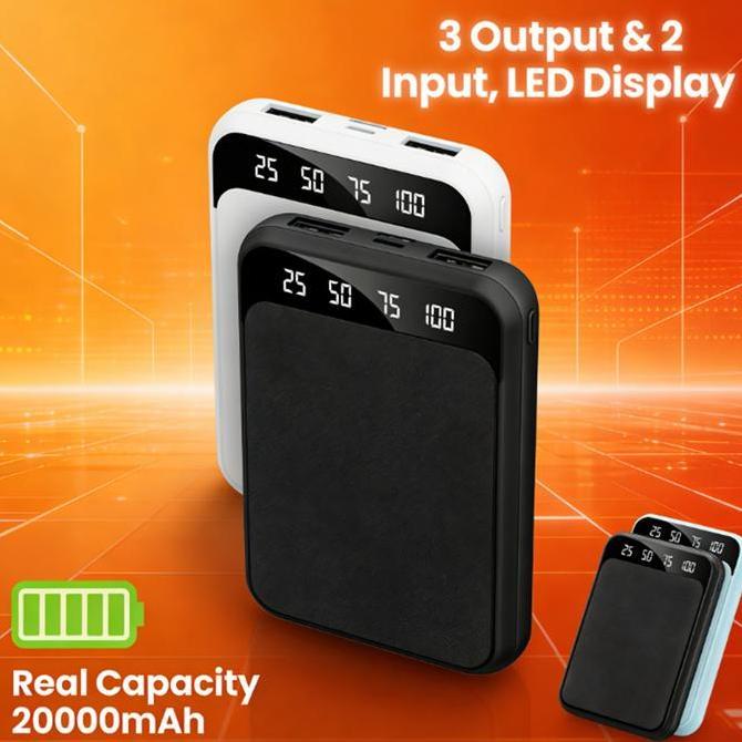 Lansungkirim- Liangwe Lentiven Powerbank 20000Mah Mini Cute Kartun Fast Charging