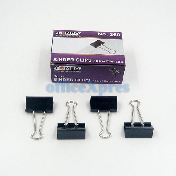 Bisaaja- Binder Clip / Klip Kertas / Penjepit Kertas / Binder Besar / Clip 280