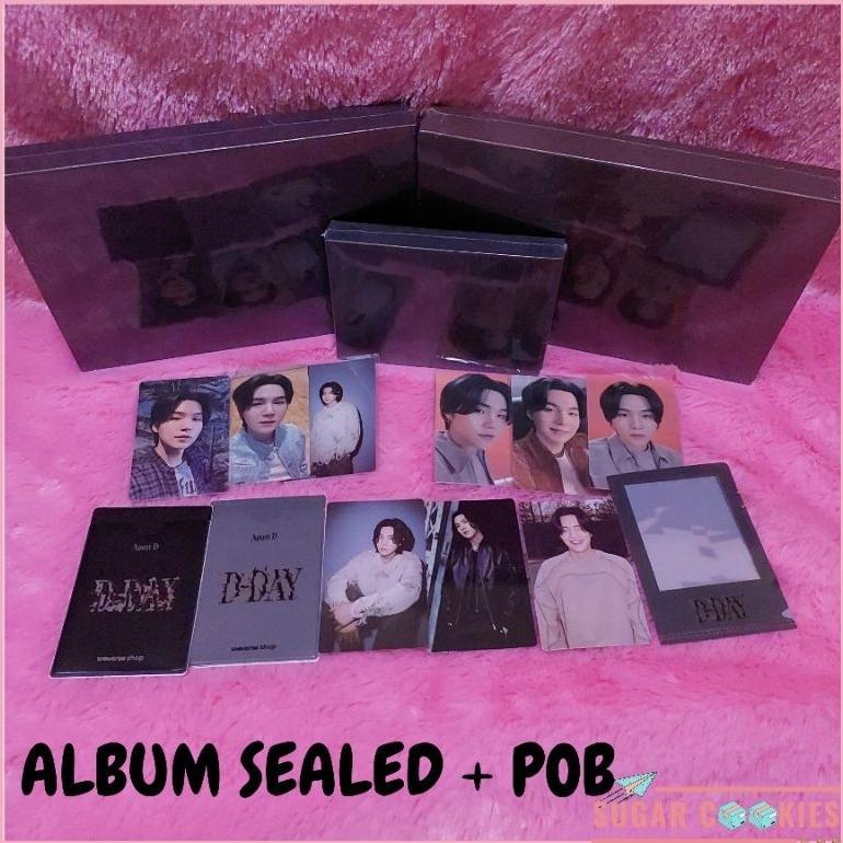 [GRY] (Baca Deskripsi) READYSTOCK ALBUM SEALED AGUST D D-DAY POB WEVERSE M2U  SOUNDWAVE KTOWN4U YOON