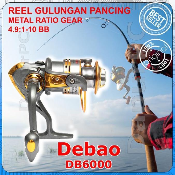 Reel Pancing Metal Debao DB6000 10 Ball Bearing
