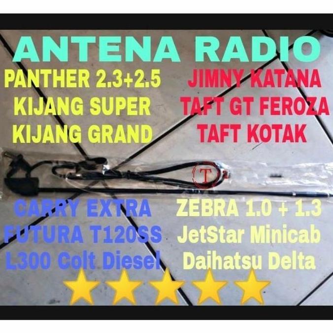 Promo ANTENA RADIO AUTO ANTEN TAPE MOBIL PANTHER LAMA KIJANG SUPER GRAND Diskon
