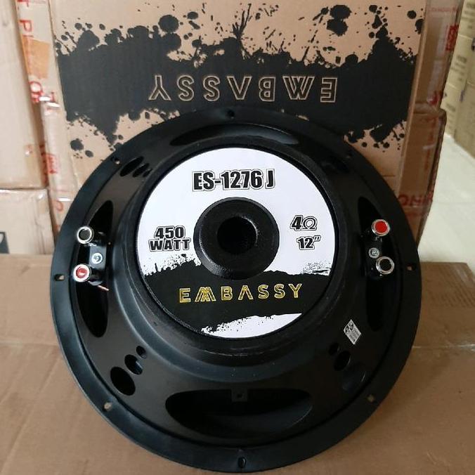 Subwoofer 12 inch EMBASSY ES 1276 J Subwoofer EMBASSY 12 inch DOUBLE COIL terlaris