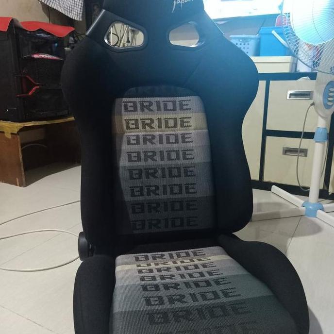 Jok Racing Cuga Hitam Tengah Gradasi Murah