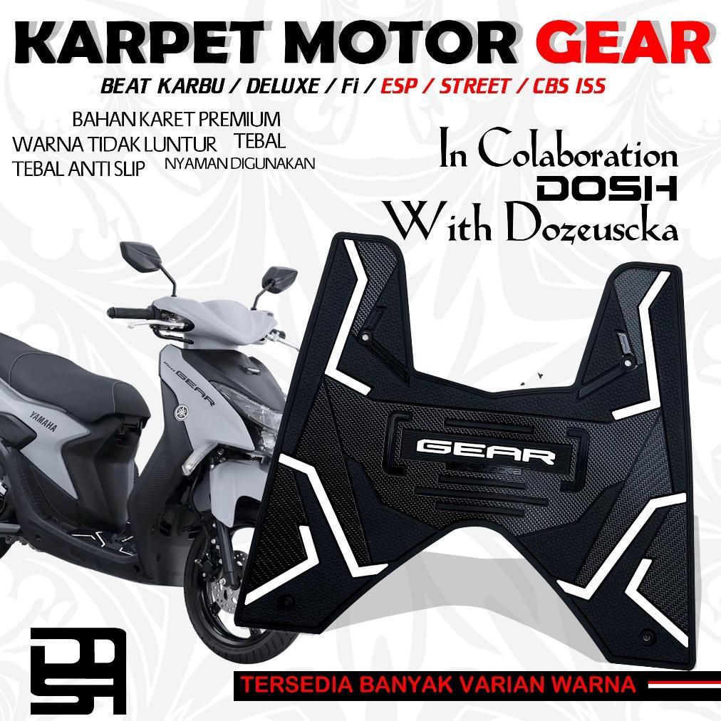 Karpet Motor Gear 125 - Karpet Gear 125 - Alas Kaki Gear - Pijakan kaki gear - Karpet motor Yamaha G