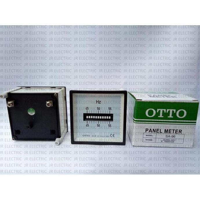 Murah Otto Panel Meter / Frequency Meter Hz Jarum Getar 50Hz Sa-96 45-55Hz