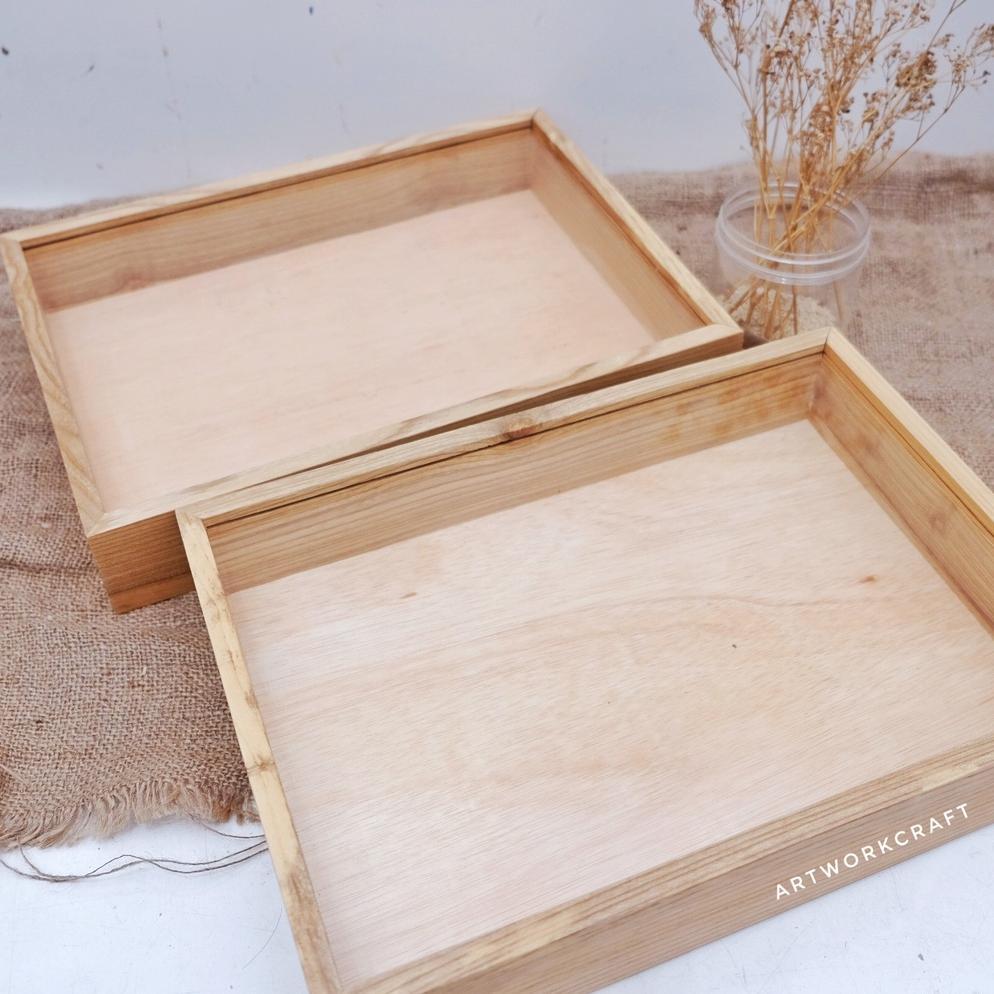[GRY] [33 x 23 ] Box Kayu tempat Album foto / Box Photobook / Kotak Album Foto