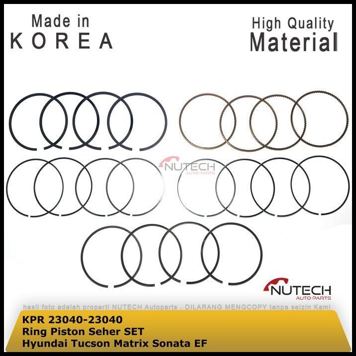 DISKON RING PISTON SEHER SET HYUNDAI TUCSON MATRIX SONATA EF