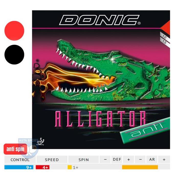 DONIC Alligator Anti Karet Pingpong Anti Spin