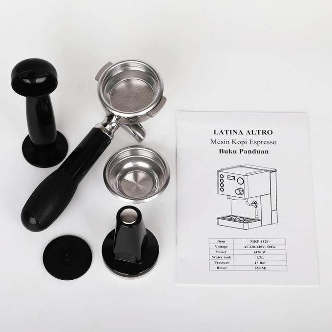 Grosir Latina Altro Mesin Kopi Espresso 550Ml Boiler Brew Temperature & Time V2A