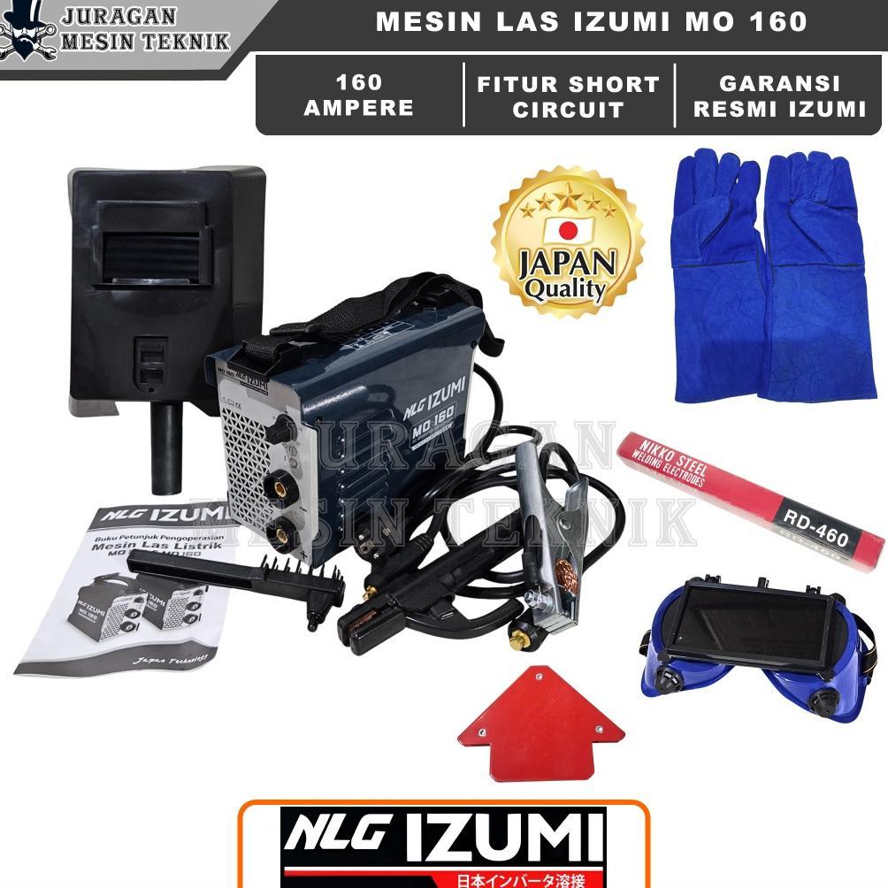Paket Komplit Mesin Trafo Las Inverter Izumi MO 160