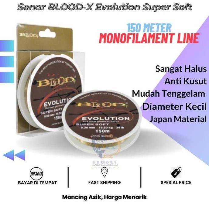 Senar Pancing Super Halus Blood Evolution Super Soft