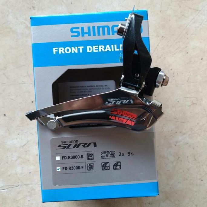 FD front derailleur shimano original SORA R3000 F braze on sepeda roadbike lipat