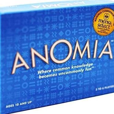anomia matching word game- board game