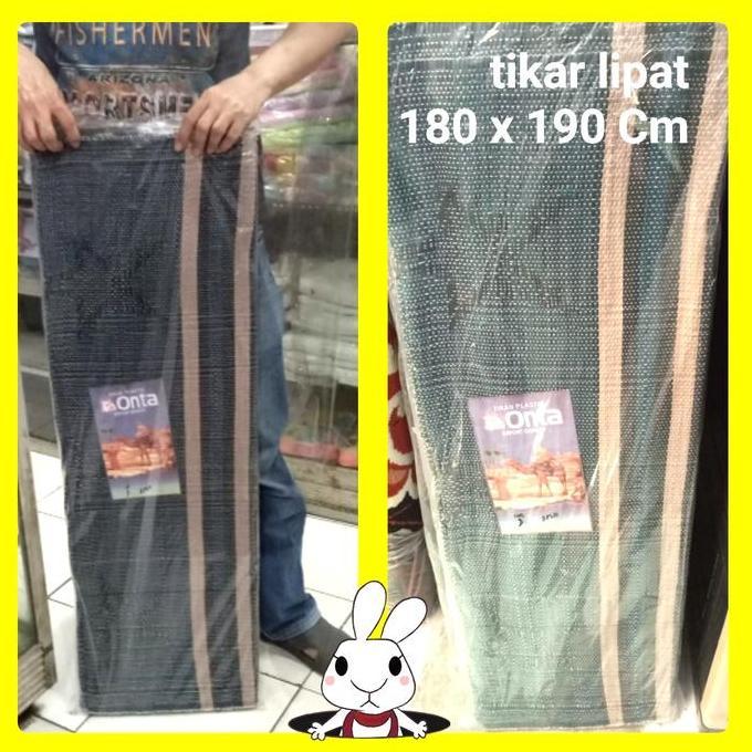 * TIKAR LANTAI/TIKAR LIPAT, PLASTIK, CAP ONTA, UKURAN 190 X 190 CM ''