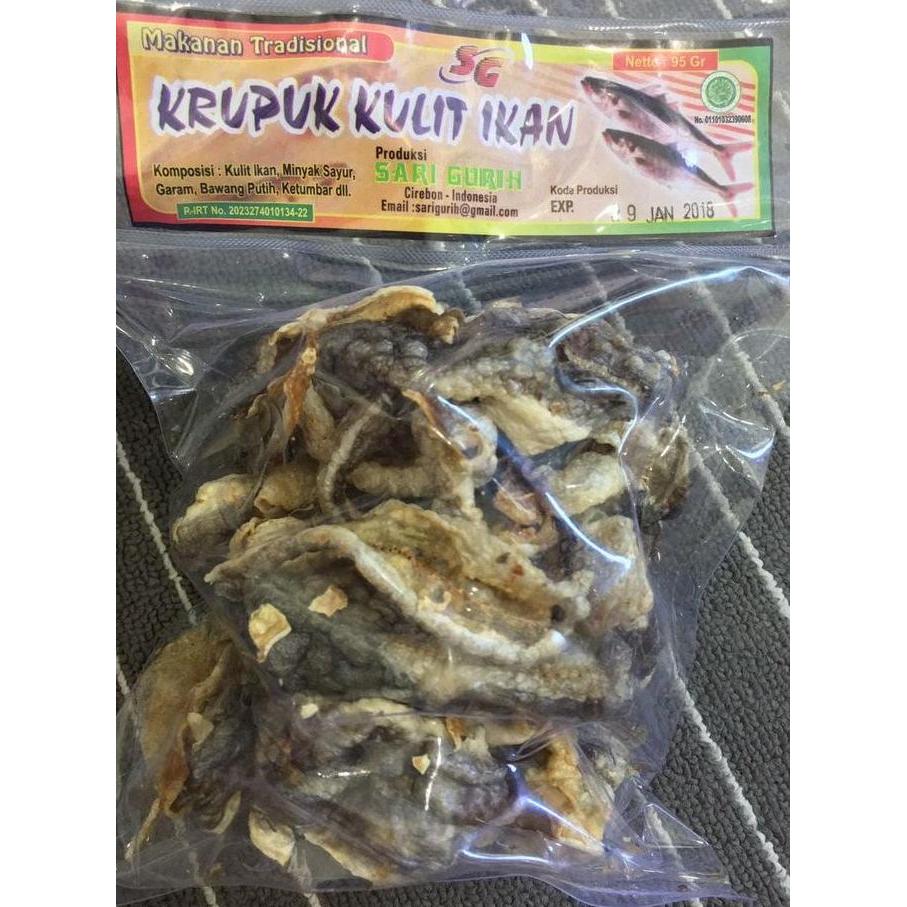Kress- Krupuk Kulit Ikan , Krupuk Kulit Ikan Renyah Dan Gurih