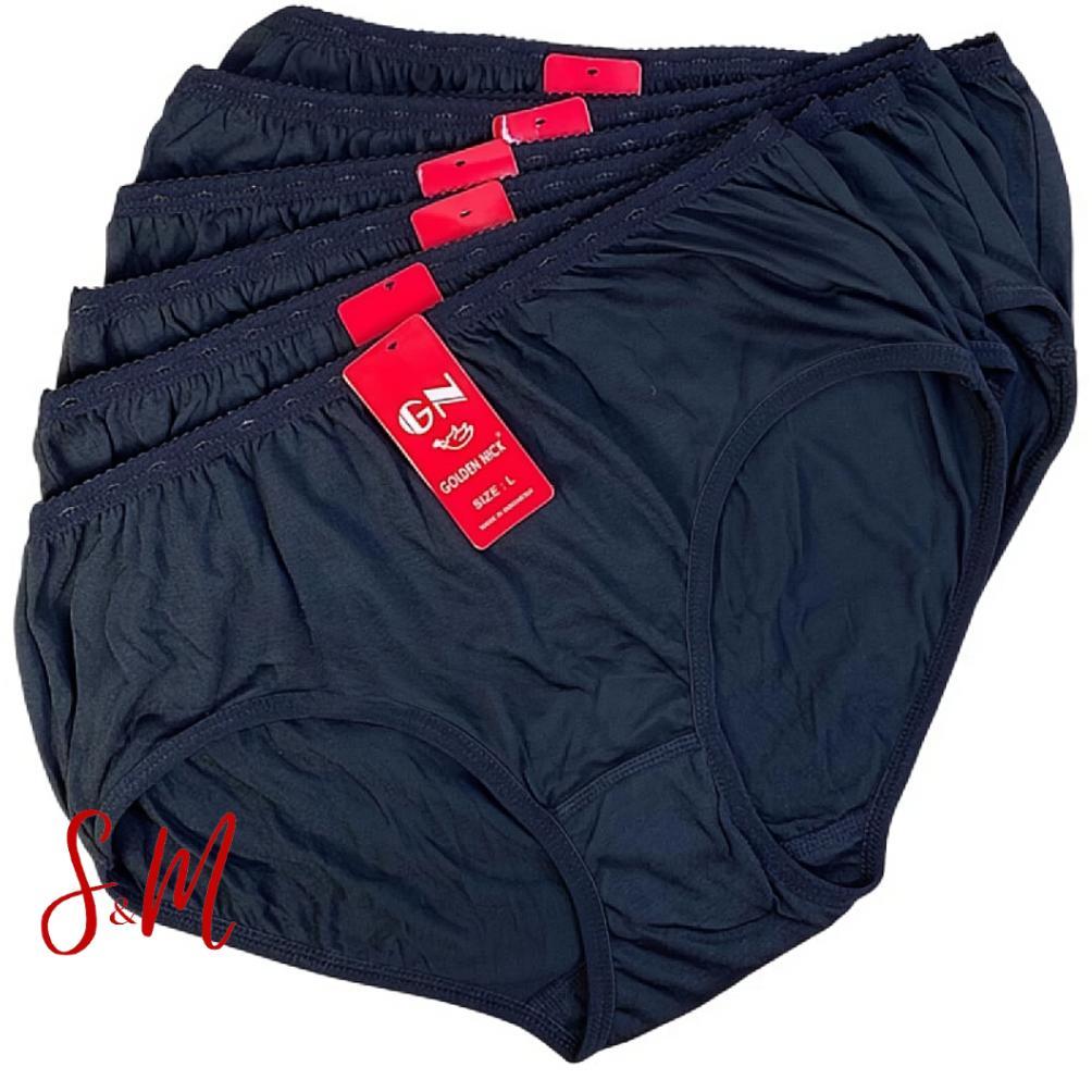 6 PCS CD WANITA GOLDEN NICK HITAM / CELANA DALAM GN 937 SPESIAL WARNA HITAM