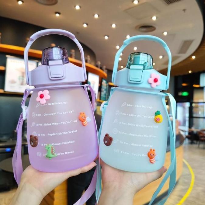 Botol minum viral Gemoy 1 1 liter 1100 ml Free Stiker