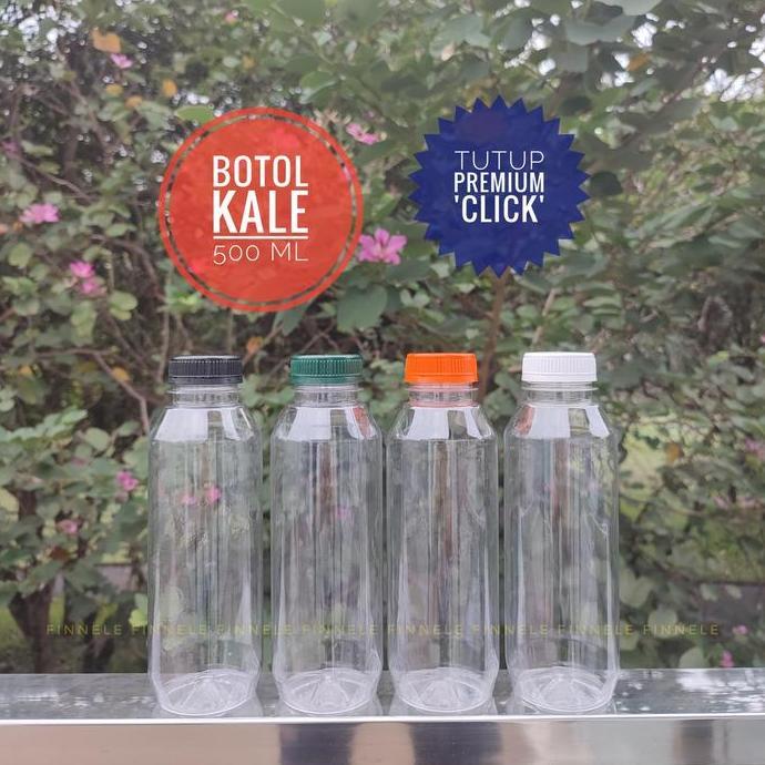 Botol Kale 500 ml / Botol Plastik 500ml / Botol Jus / Botol Kopi 31gr
