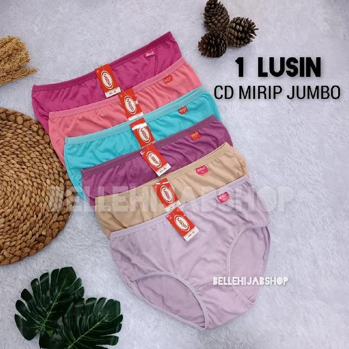 CELANA DALAM WANITA JUMBO LUSINAN / CD WANITA LUSINAN MIRIP