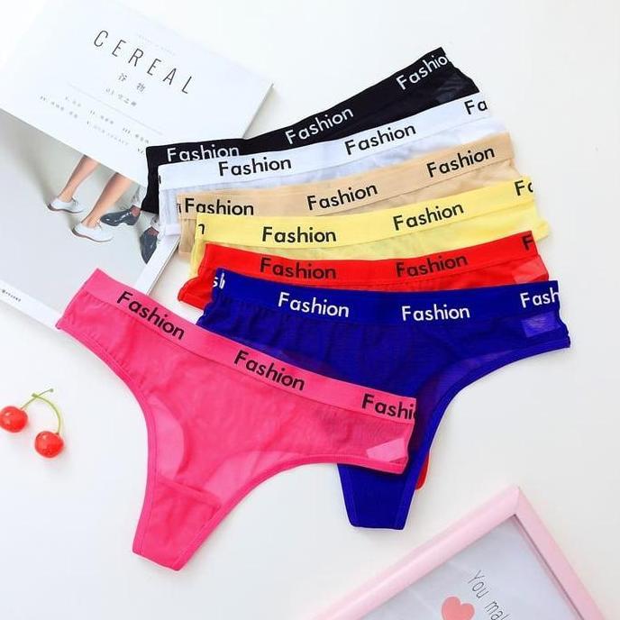 Celana Dalam Wanita y G String Seamless Transparan celana dalam C183