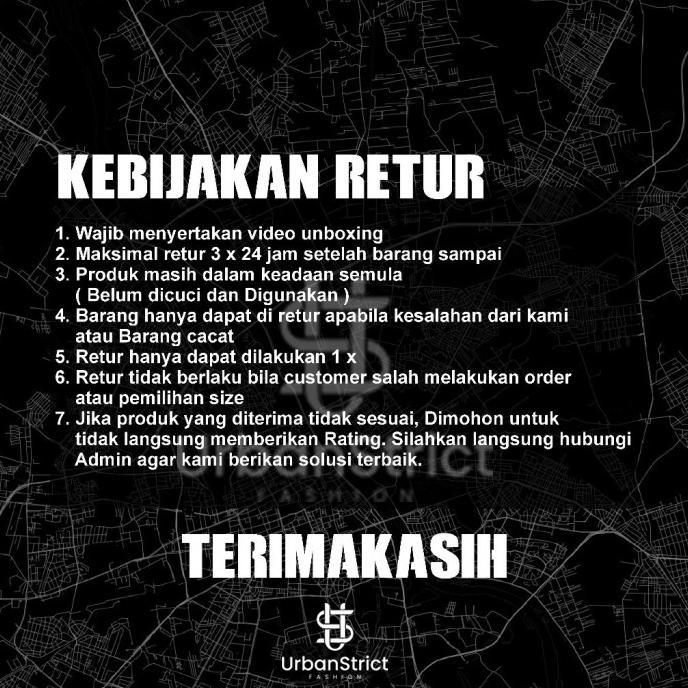 TERMURAH Urbanstrict - Varsity Baseball Jacket UnisexHitamPutih 2026