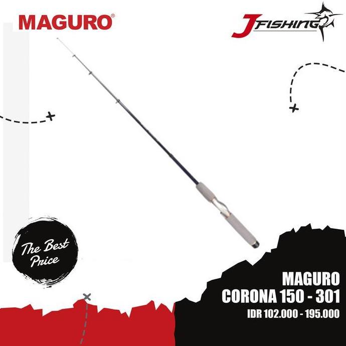 Joran MAGURO CORONA 150 s/d 300 | Carbon | Udang | Teleskopik