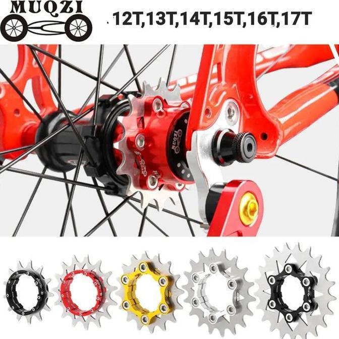 Cycle- Muqzi Cog Single Speed Adaptor Gear Single Speed Sepeda Bmx Fixie Mtb