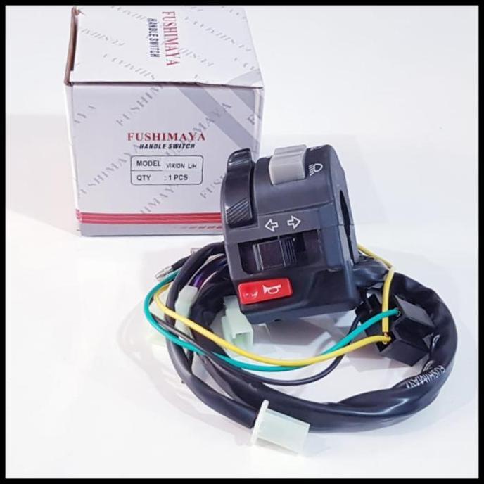 DE46 - SAKLAR LAMPU KANAN KIRI ORI FUSHIMAYA MOTOR VIXION/VIXION OLD/LAMA