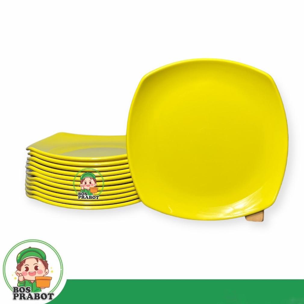 PIRING CEPER MELAMIN 9 10 INCH / PIRING KOTAK MELAMIN / PIRING MAKAN MELAMIN KOTAK