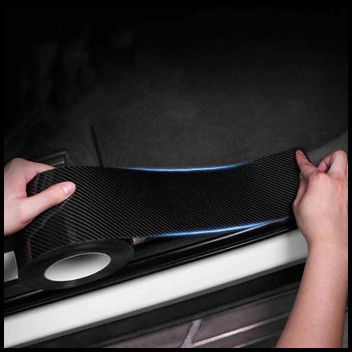 TERMURAH SILLPLATE MOBIL MAZDA CX5 STIKER CARBON 5D