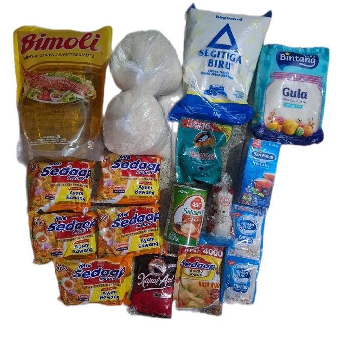 PAKET SEMBAKO KOMPLIT LENGKAP SERBA 250K Biru Rice