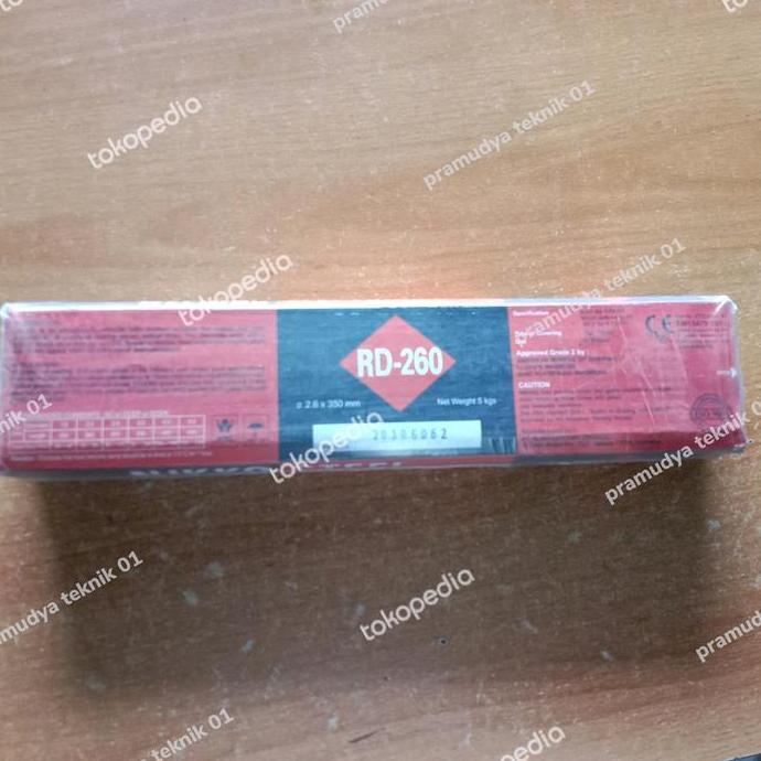 Lansungkirim- Kawat Las Nikko Rd 260 2.6Mm (5Kg) / Rd 260 2.6Mm