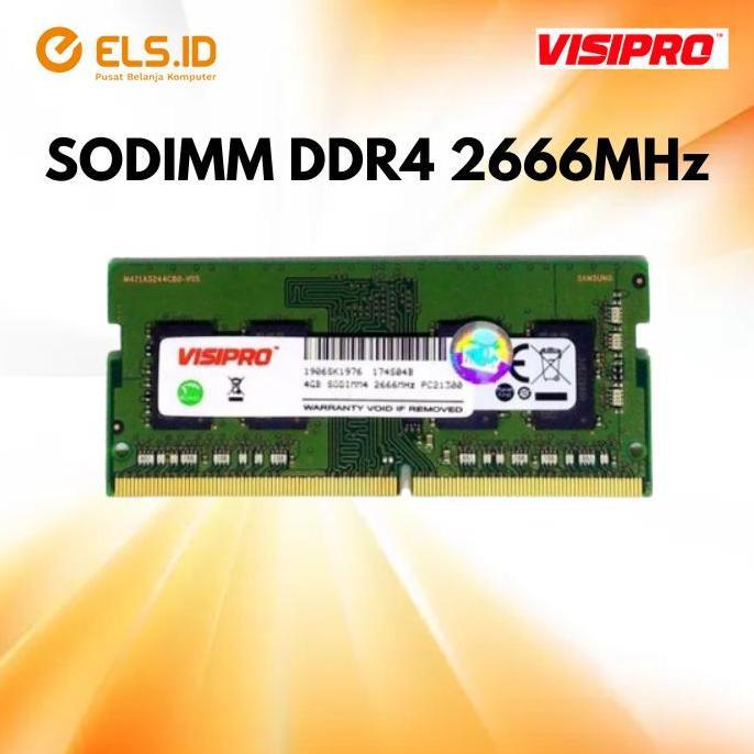Sodimm Visipro DDR4 4GB 2666MHz
