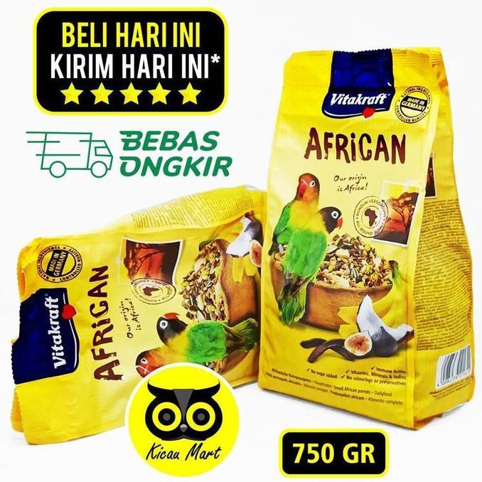 PAKAN MAKANAN BURUNG LOVEBIRD IMPORT AGEPORDS AFRICAN VITAKRAFT OUR