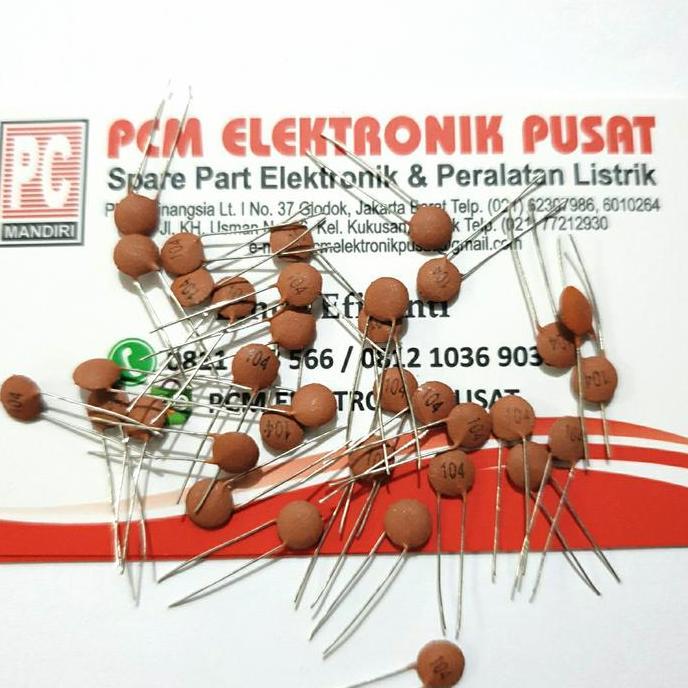 1000 pcs capasitor kapasitor keramik 100nf 104 HEMAT