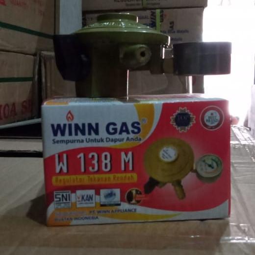 (Terbaru) Regulator Winn Gas W-138M Direct Selling. Kepala Gas Winn W 138M Bestseller