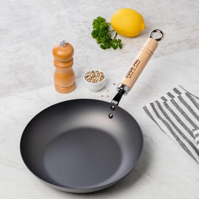 Wajan Jepang Yoshikawa Carbon Steel Frying Pan Cookpal Ren