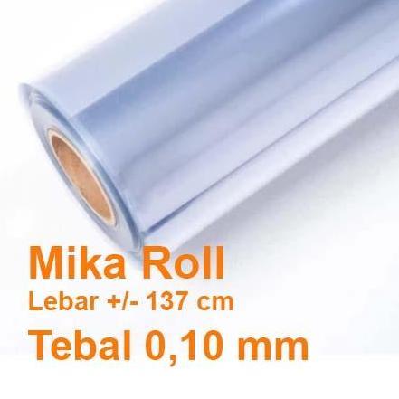 Plastik Mika Roll PVC Bening "Lemas" / Plastik Taplak Meja