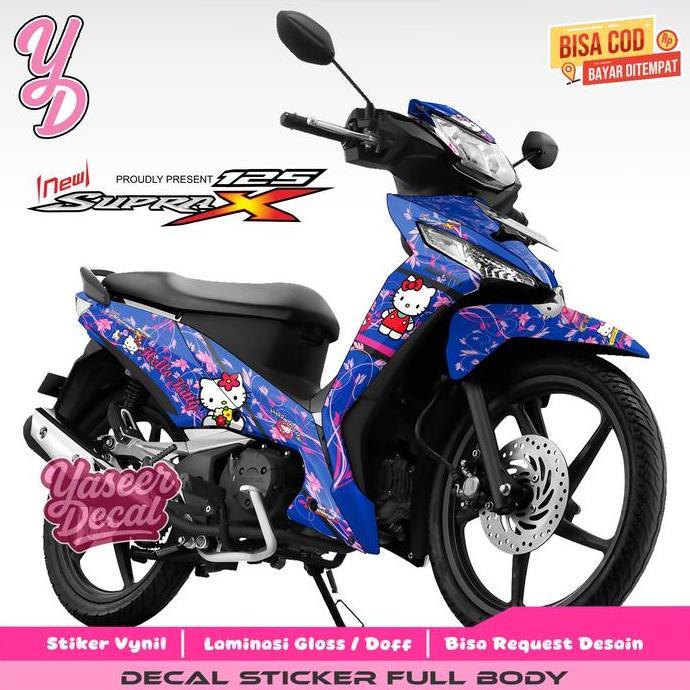 Decal Supra X 125 Fi Modif Keren Stiker Supra X 125 Fi Full Body Stiker Supra X 125 Fi Full Body Str