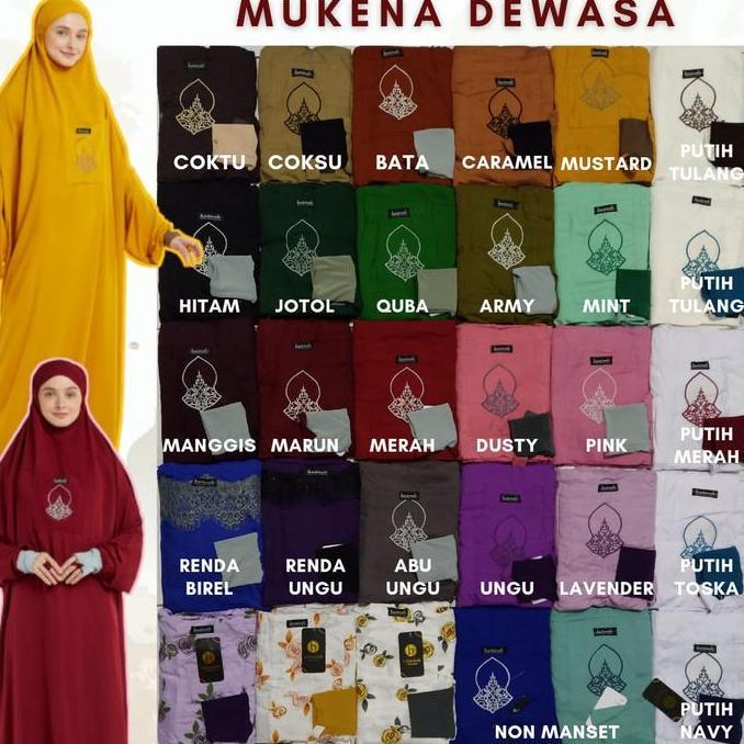 Mukena terusan yabasmah/ mukena basmah collection