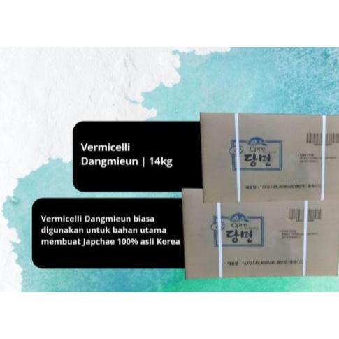 Dangmyeon Vermicelli 14Kg |Soun Bihun Korea | Mie Japchae Import [terbaik]
