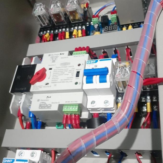 Panel Ats Pln Dan Plts Dengan Auto Cut Off