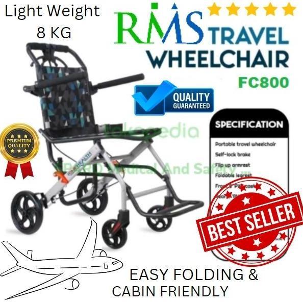 Medikit- Korsi Roda Traveling Fc800 / Kursi Roda Umroh Haji Travel Masuk Cabin.
